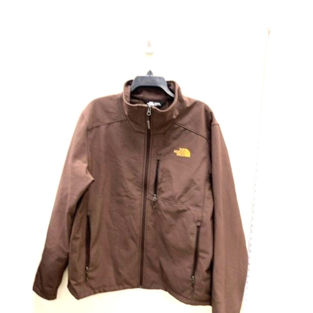 The North Face Men's Apex Bionic Softshell Full Zip Jacket Size L Brown